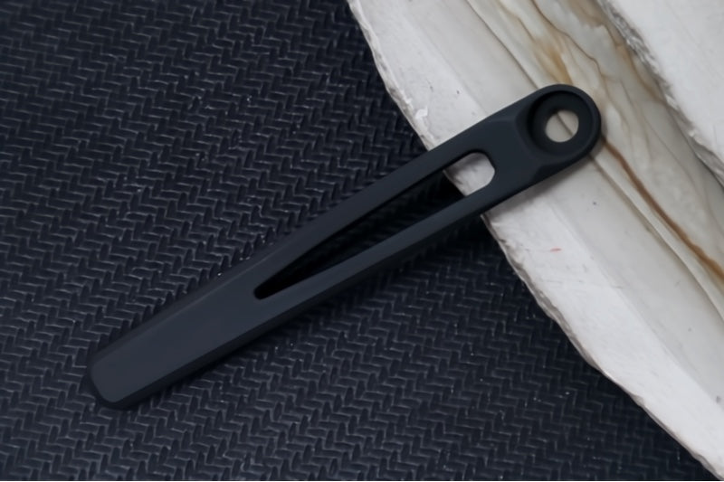 Chris Reeve Knives MIM Pocket Clip & Screw - Armor Black Cerakote Exculsive COM-5126 - Northwest Knives