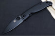 Spyderco Mantra 4 Folder - Black G-10 Handle / 8Cr13MoV Stainless Steel / Drop Point Blade C274GBBKP - Northwest Knives