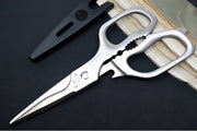 Cangshan Cutlery 9" D-Shape Forged Stainless Steel Utility Kitchen Shears & Blade Holder 10300818 - Northwest Knives