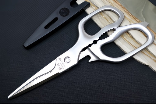 Cangshan Cutlery 9" D-Shape Forged Stainless Steel Utility Kitchen Shears & Blade Holder 10300818 - Northwest Knives