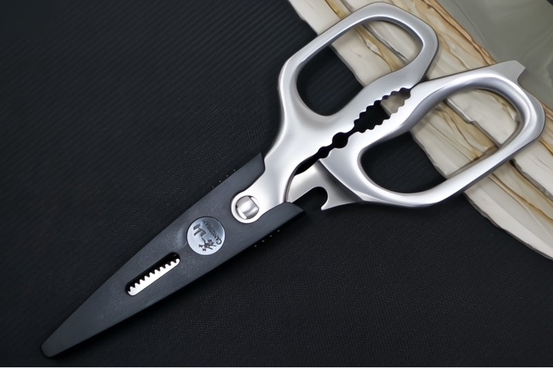 Cangshan Cutlery 9" D-Shape Forged Stainless Steel Utility Kitchen Shears & Blade Holder 10300818 - Northwest Knives