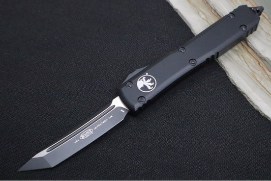 Microtech Ultratech OTF - Tanto Blade / Tactical Black Blade / Black Body 123-1T