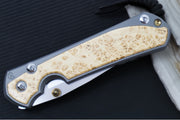 Chris Reeve Large Sebenza 31 - Drop Point Blade / Box Elder Inlay / CPM-Magnacut (A2) L31-1108 - Northwest Knives