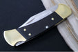 Buck 112 Slim Heritage Elite Knife- Clip Point Blade / Stainless Steel / Ebony Wood Handle - Northwest Knives