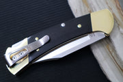 Buck 112 Slim Heritage Elite Knife- Clip Point Blade / Stainless Steel / Ebony Wood Handle - Northwest Knives