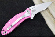 Kershaw 1600 Chive Flipper - Satin Blade / Pink Handle - Northwest Knives