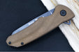 Buck 843 Sprint Ops Flipper - Reverse Tanto Blade / CPM-S30V Steel / Green Canvas Micarta Handle 13440 - Northwest Knives