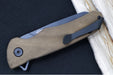 Buck 843 Sprint Ops Flipper - Reverse Tanto Blade / CPM-S30V Steel / Green Canvas Micarta Handle 13440 - Northwest Knives