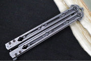 Kershaw Lucha Balisong - Blackwash 14C28N Steel Blade / Blackwash Stainless Steel Handle 5150BW - Northwest Knives