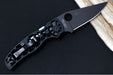 Spyderco Edgerati - Skeletonized Black DLC Finished Aluminum Handle / Black DLC Finished Blade / CPM-S30V Steel C266BKALBKP - Northwest Knives