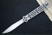 Kershaw Lucha Balisong - Stonewash 14C28N Steel Blade / Stainless Steel Handle 5150 - Northwest Knives