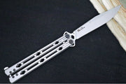 Kershaw Lucha Balisong - Stonewash 14C28N Steel Blade / Stainless Steel Handle 5150 - Northwest Knives