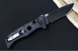 Garage Sale Benchmade Adams Auto 2750SBK - Black G-10 Handles / Black Cerakote Finish / Serrated Drop Point Blade / D2 Steel - Northwest Knives