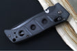 Garage Sale Benchmade Adams Auto 2750SBK - Black G-10 Handles / Black Cerakote Finish / Serrated Drop Point Blade / D2 Steel - Northwest Knives