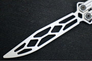 Kershaw Lucha Balisong 5150TR- Stonewash 14C28N Steel Trainer Blade / Stainless Steel Handle - Northwest Knives