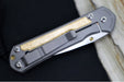 Chris Reeve Knives Small Sebenza 31 - Drop Point / Box Elder Inlay (A1) S31-1108 - Northwest Knives