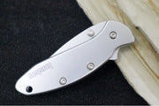 Kershaw 1600 Chive Flipper - Satin Blade / Stainless Steel Handle - Northwest Knives