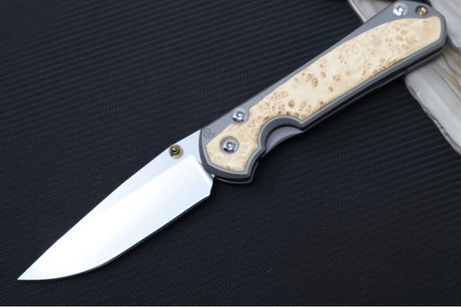 Chris Reeve Knives Small Sebenza 31 - Drop Point / Box Elder Inlay (A3) S31-1108 - Northwest Knives