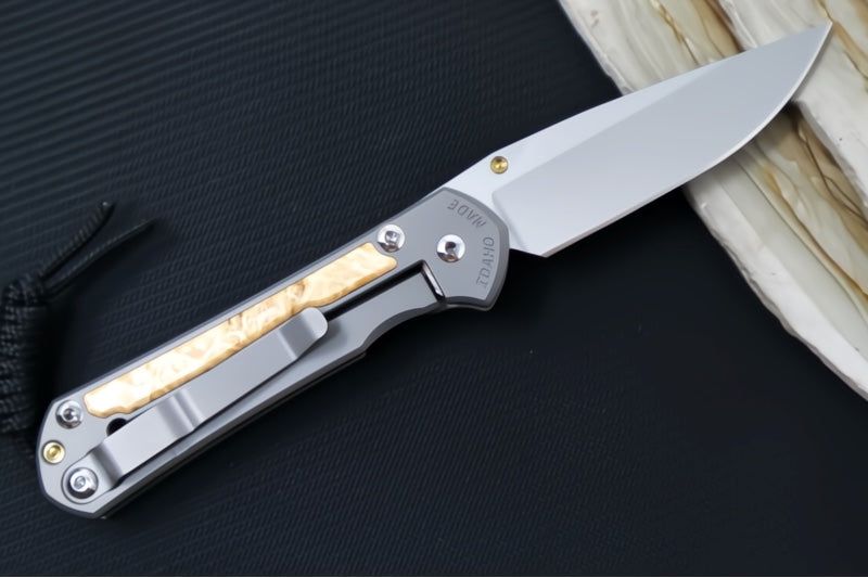 Chris Reeve Knives Small Sebenza 31 - Drop Point / Box Elder Inlay (A4) S31-1108 - Northwest Knives