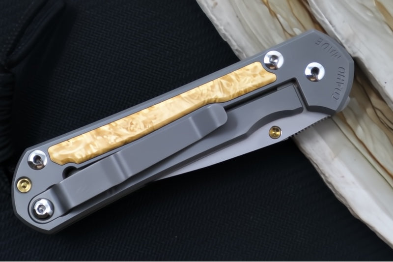 Chris Reeve Knives Small Sebenza 31 - Drop Point / Box Elder Inlay (A5) S31-1108 - Northwest Knives