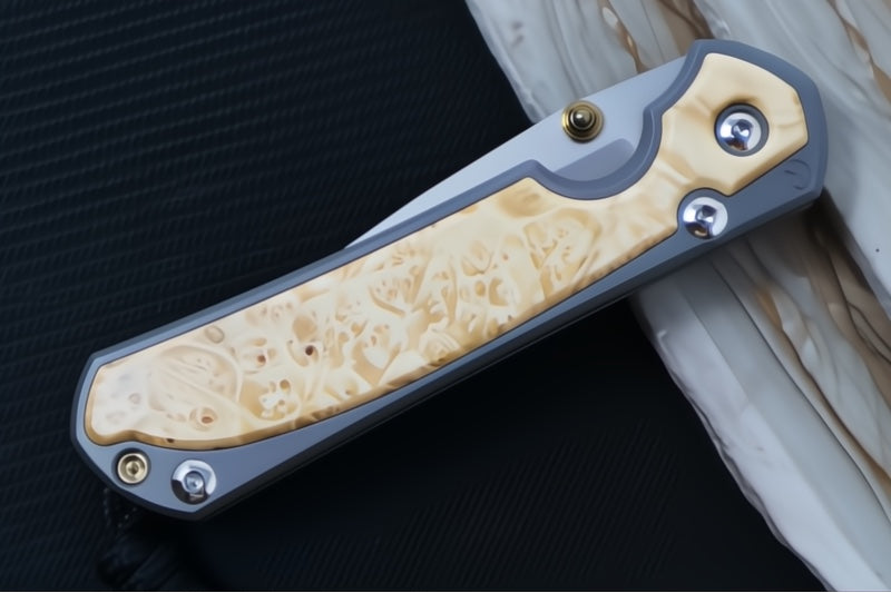 Chris Reeve Knives Small Sebenza 31 - Drop Point / Box Elder Inlay (A6) S31-1108 - Northwest Knives