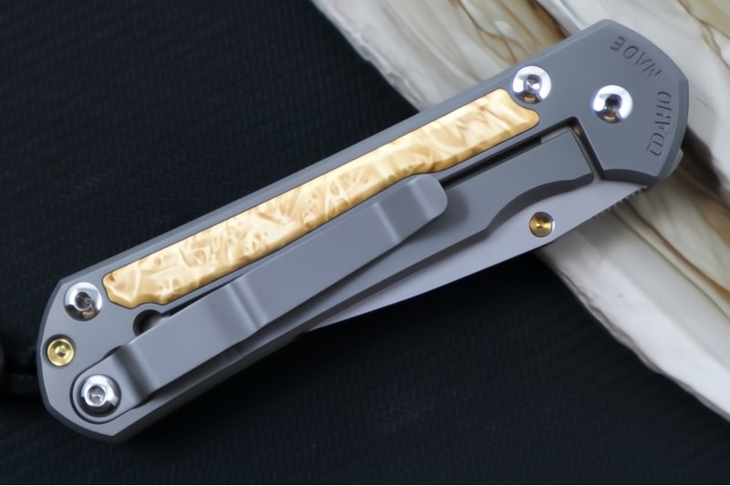 Chris Reeve Knives Small Sebenza 31 - Drop Point / Box Elder Inlay (A6) S31-1108 - Northwest Knives