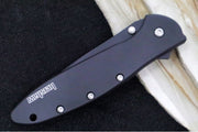 Kershaw 1660CKTST Leek Flipper - Partial Serrate Black 14C28N Blade / Black Stainless Steel Handle - Northwest Knives