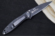Kershaw 1660CKT Leek Flipper - Black 14C28N Blade / Black Stainless Steel Handle - Northwest Knives