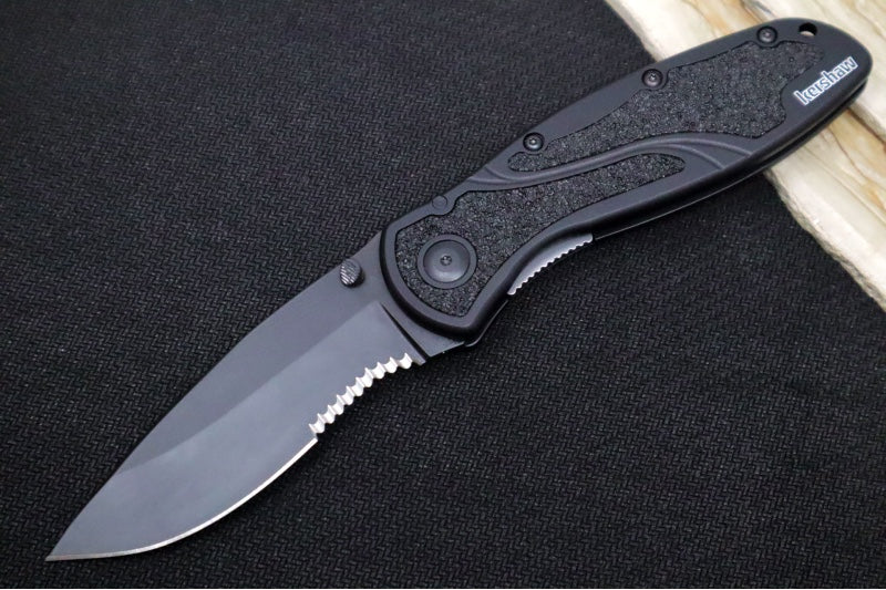 Kershaw 1670BLKST Blur - Black 14C28N Blade / Black Anodized Aluminum Handle