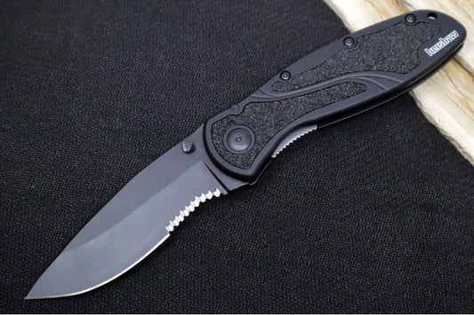 Kershaw 1670BLKST Blur - Black 14C28N Blade / Black Anodized Aluminum Handle