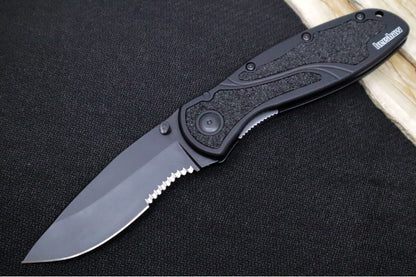 Kershaw 1670GBBLKST Blur Glassbreaker - Black 14C28N Blade / Black Anodized Aluminum Handle / Glass Breaker