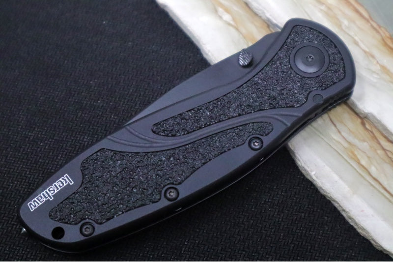 Kershaw 1670GBBLKST Blur Glassbreaker - Black 14C28N Blade / Black Anodized Aluminum Handle / Glass Breaker