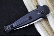 Kershaw 7125 Launch 12 Auto - 154CM Stonewash Blade / Black Aluminum Handle with Carbon Fiber Insert - Northwest Knives