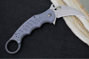 Fox Knives Karambit - Grey Aluminum Handle / N690Co Blade / Emerson Wave - 01FX478 - Northwest Knives