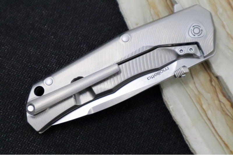 Lionsteel TRE Three Rapid Exchange Flipper - TRE-GY - Northwest Knives