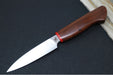Corey Dunlap Custom Knives - Inazuma 3.5" Paring Knife - Western Style Ironwood Handle ZC0002590 - Northwest Knives