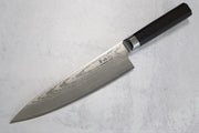 Cangshan Cutlery MAYA Series 8" Chef's Knife - Forged X-7 Damascus - Octagon African Blackwood Handle - Dark Walnut Magnetic Sheath 501899 - Northwest Knives