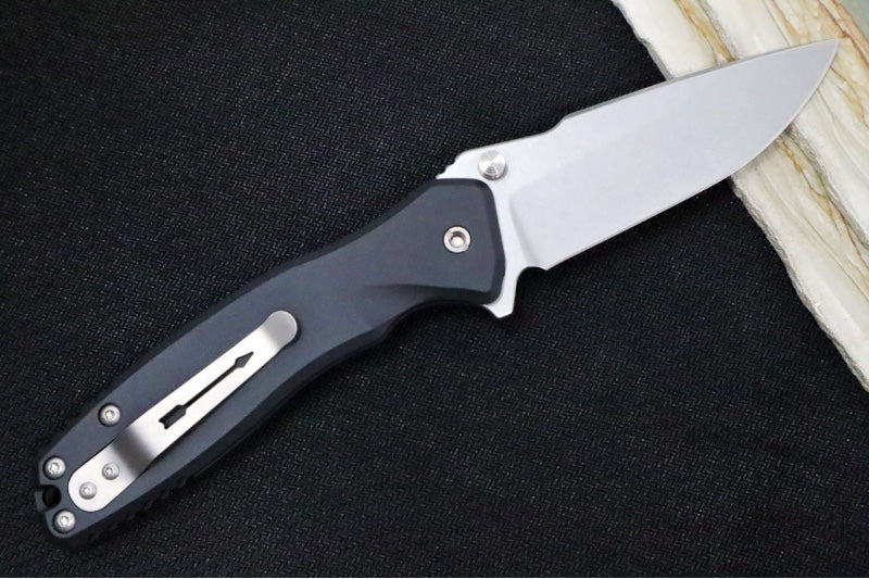 Spartan Blades PALLAS Flipper - Drop Point Blade / CPM-Magnacut / Black Aluminum Handle SF3SW - Northwest Knives
