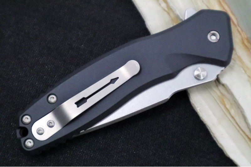 Spartan Blades PALLAS Flipper - Drop Point Blade / CPM-Magnacut / Black Aluminum Handle SF3SW