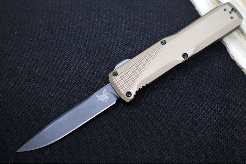 Benchmade 4600DLC-1 Phaeton OTF - Black Blade - Automatic Knife - Northwest Knives