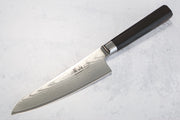 Cangshan Cutlery MAYA Series 5.5" Prep Knife - Forged X-7 Damascus - Octagon African Blackwood Handle - Dark Walnut Magnetic Sheath 505514 - Northwest Knives