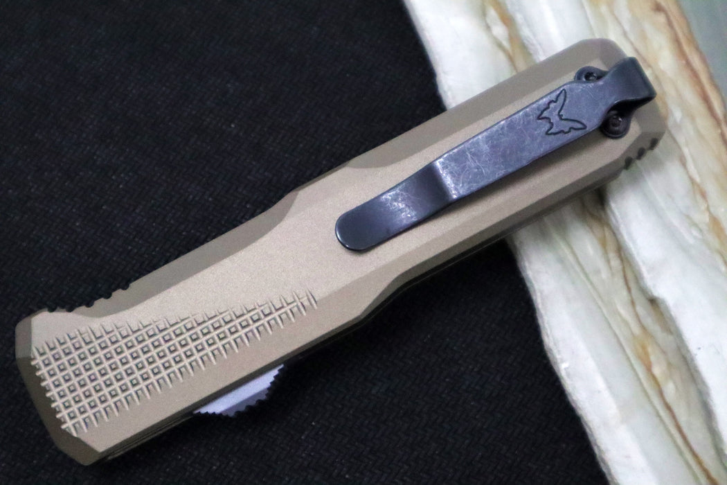 Benchmade 4600DLC-1 Phaeton OTF - Black Blade - Automatic Knife