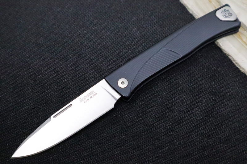 Lionsteel Thrill Slip Joint - Black Aluminum Handle / M390 Steel - TRABS