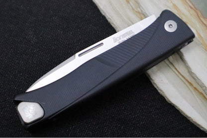 Lionsteel Thrill Slip Joint - Black Aluminum Handle / M390 Steel - TRABS