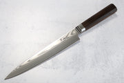 Cangshan Cutlery MAYA Series 10" Sashimi Knife - Forged X-7 Damascus - Octagon African Blackwood Handle - Dark Walnut Magnetic Sheath 501844 - Northwest Knives