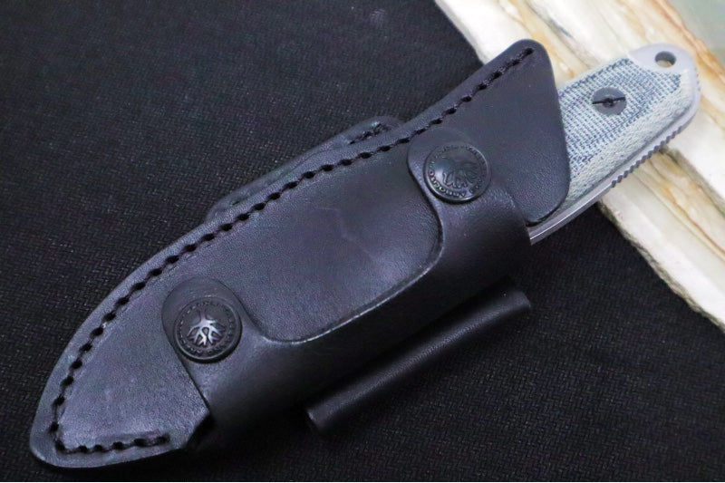 Boker Arbolito El Heroe Fixed Blade - Black Micarta Handle 02BA371M