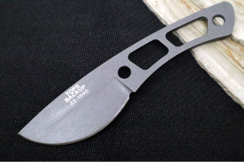 Tops Hammer Hawk Ax w/Backup - 1075 Steel / Green Canvas Micarta Handle / Brown Leather Sheath