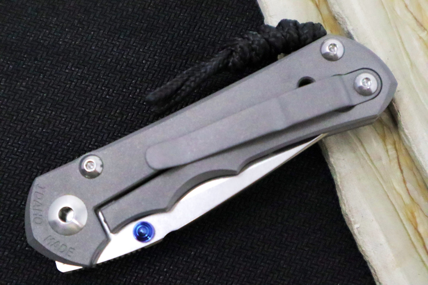 Pre-Owned Chris Reeve Knives Small Inkosi LEFT HAND - Drop Point / CPM-S35VN / Titanium Handle SIN-1001