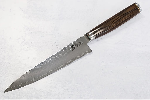 Shun Premier - 6.5" Serrated Utility - 69 Layered Damscus - Made in Seki City, Japan - Northwest Knives