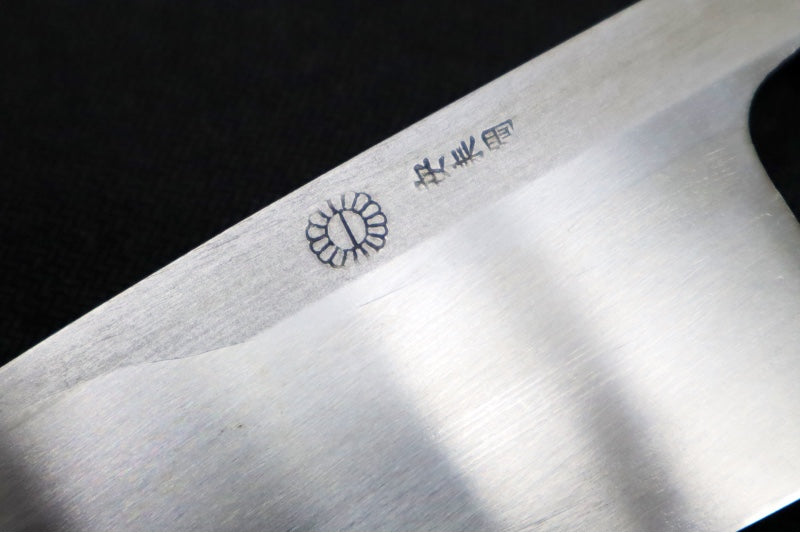 Kikuichi of Japan Tatsutogi Series - 6" Deba Knife (Single Bevel) - White #3 Carbon Steel - Japanese Magnolia Handle - Water Buffalo Horn Ferrule - Handcrafted in Nara, Japan